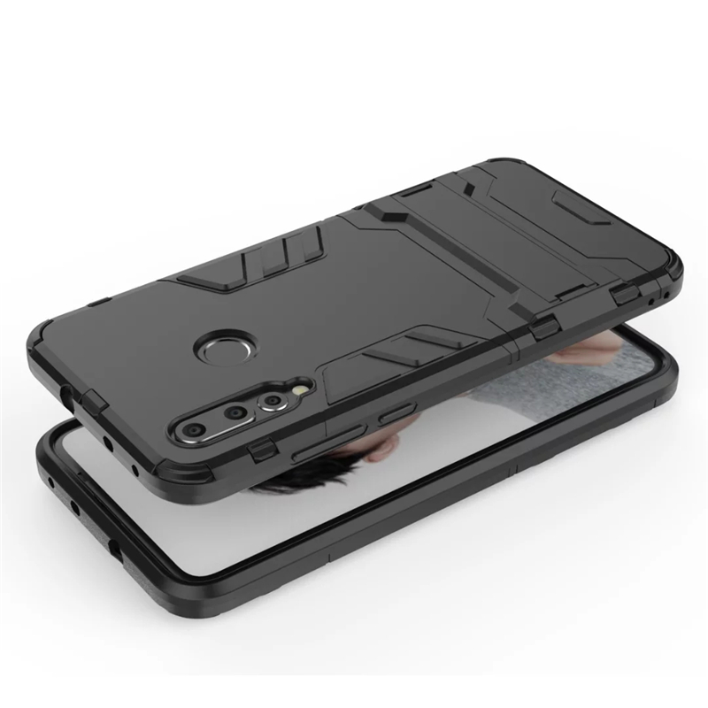 Case Huawei nova 4 #เคสฝาหลังพลาสติก ไฮบริด TPU + Kickstand