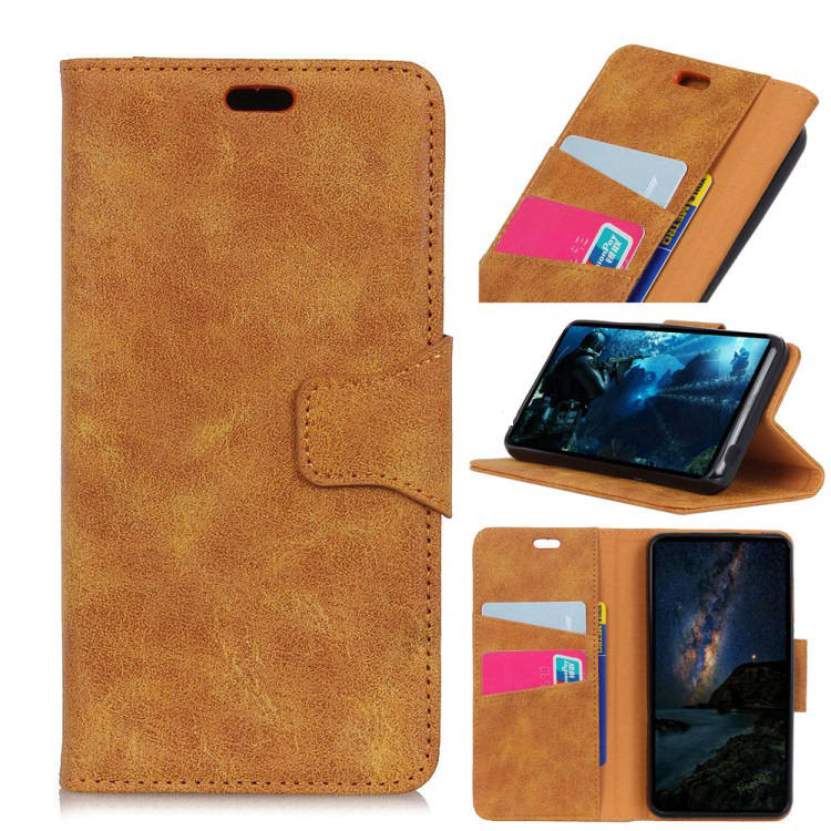 เคส Xiaomi Redmi Note 6 Pro #เคสฝาพับแบบกระเป๋าสตางค์สไตล์วินเทจ Vintage Style Wallet Leather