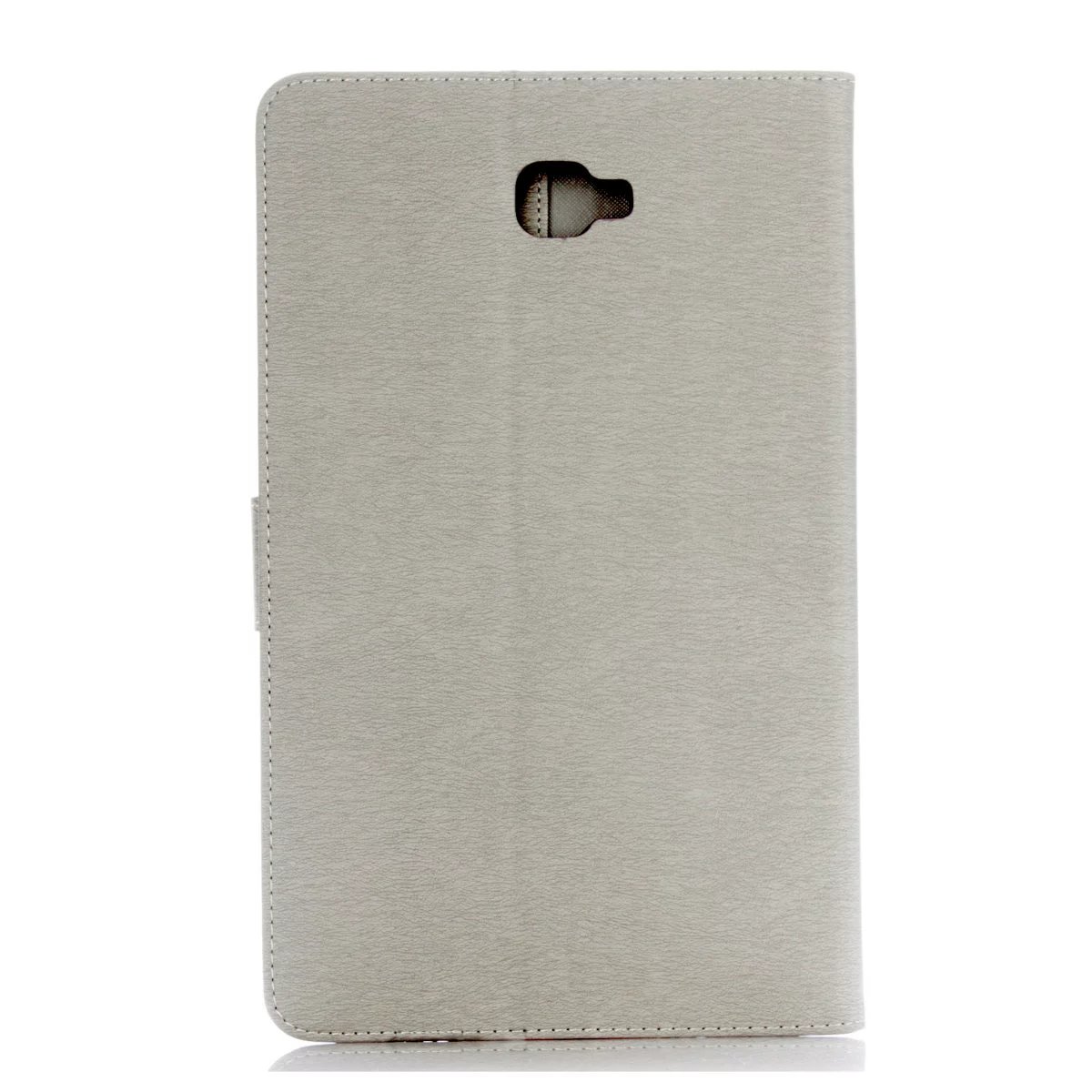 เคส Samsung Tab A 10.1 (2016) T580 T585 #เคสฝาพับแบบกระเป๋าสตางค์ลายผีเสื้อลายดอกไม้