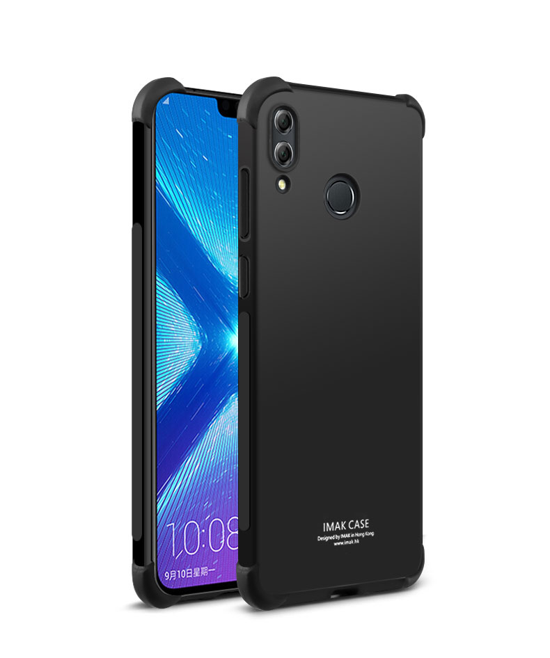 Case Honor 8X #เคสฝาหลัง IMAK Skin Feel Anti-drop TPU Case + ฟิล์มกันรอย Explosion-proof Screen Film