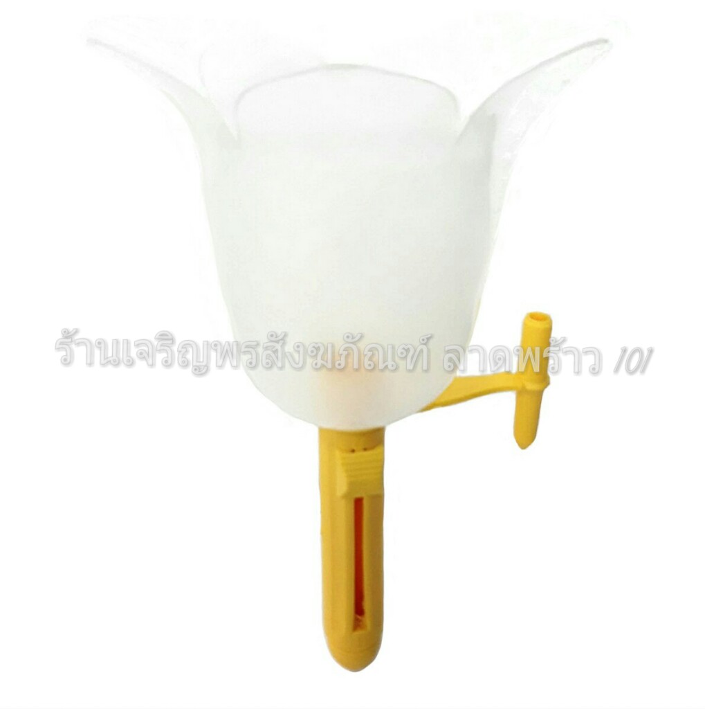 โคมเวียนเทียน-โคมถวายพระพร (พลาสติก โคมดอกบัว แบบธรรมดา ไม่มีฐานตั้ง)