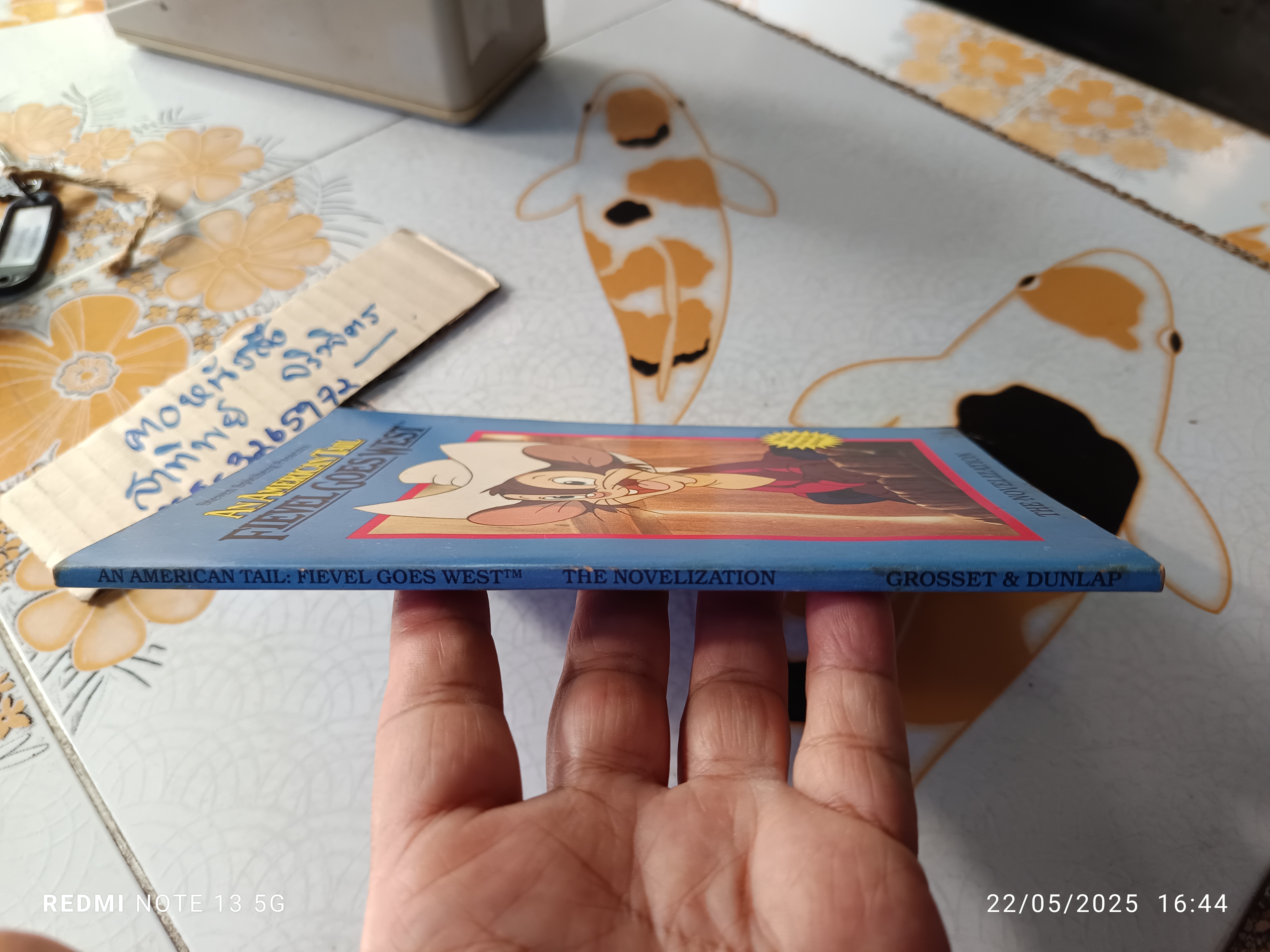 An American Tail : Fievel Goes West , The Novelization (ปกอ่อน, 1991) นวนิยายจากภาพยนตร์