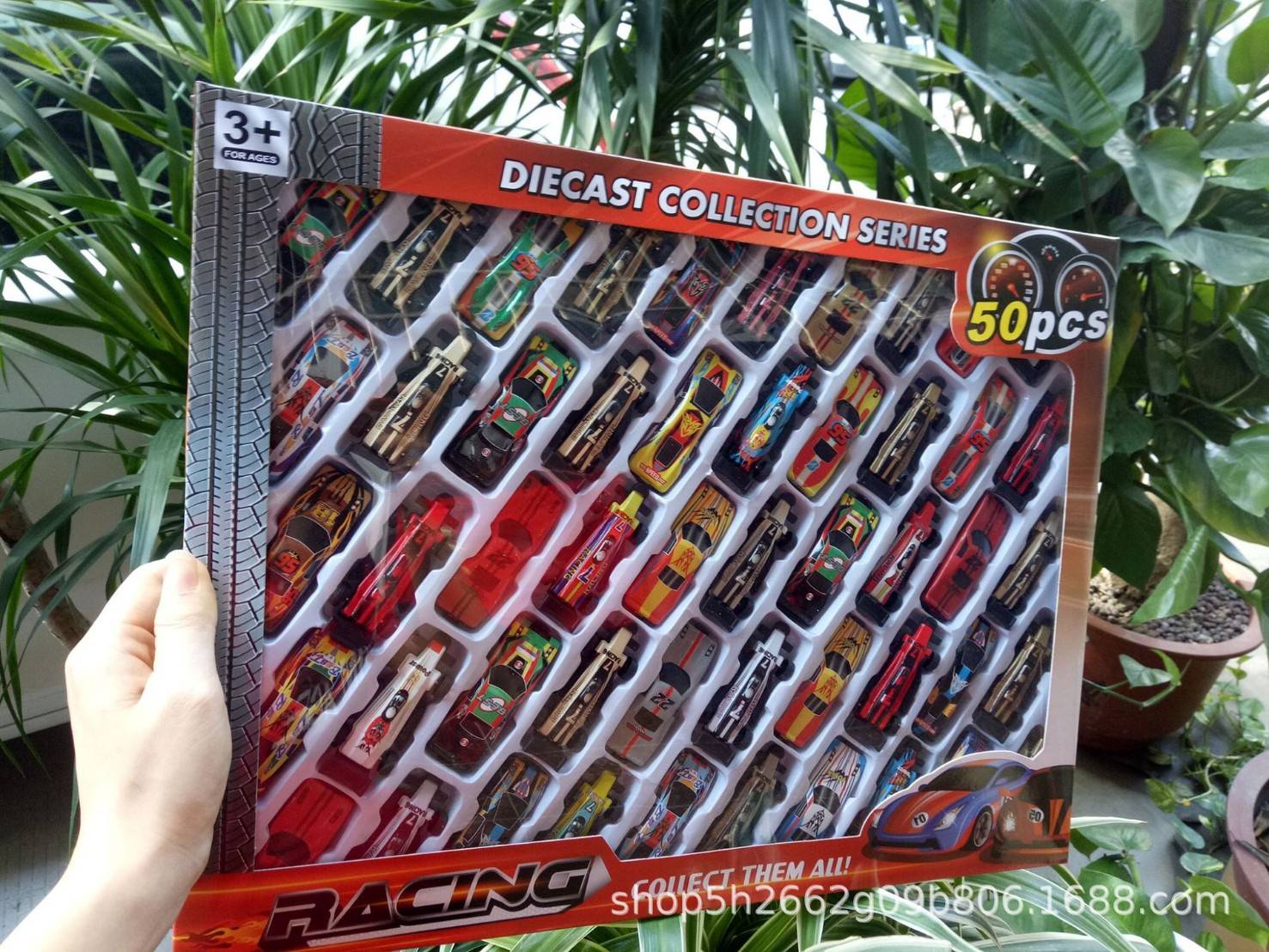 ของเล่นเด็ก set รถแข่งชุดใหญ่