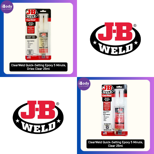 (J-B Weld) ClearWeld Quick-Setting Epoxy 5 Minute อีพ็อกซี่ กาวอเนกประสงค์