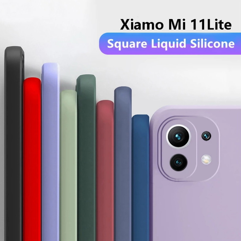 เคส Xiaomi 11 Lite 5G NE #เคสฝาหลังซิลิโคนนิ่ม Liquid Silicone Back Case