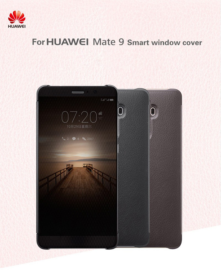 Case Huawei Mate 9 เคสฝาพับโปร่งแสง AMORUS