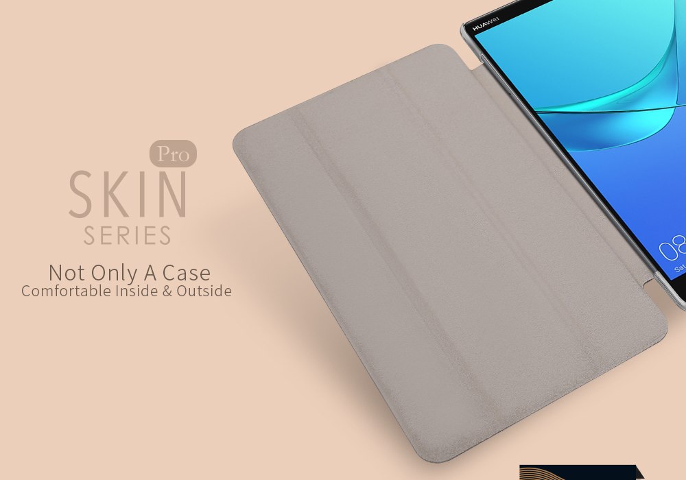 Case Huawei MediaPad M5 8.4 นิ้ว #เคสฝาพับหนัง PU แบบ 3 พับ DUX DUCIS Skin Pro Series Tri-fold Stand Smart Leather