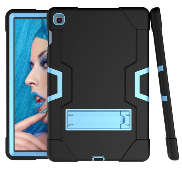 Case Samsung Galaxy Tab S5e SM-T720 SM-T725 #เคสฝาหลังกันกระแทก Kickstand PC Silicone Armour Defender
