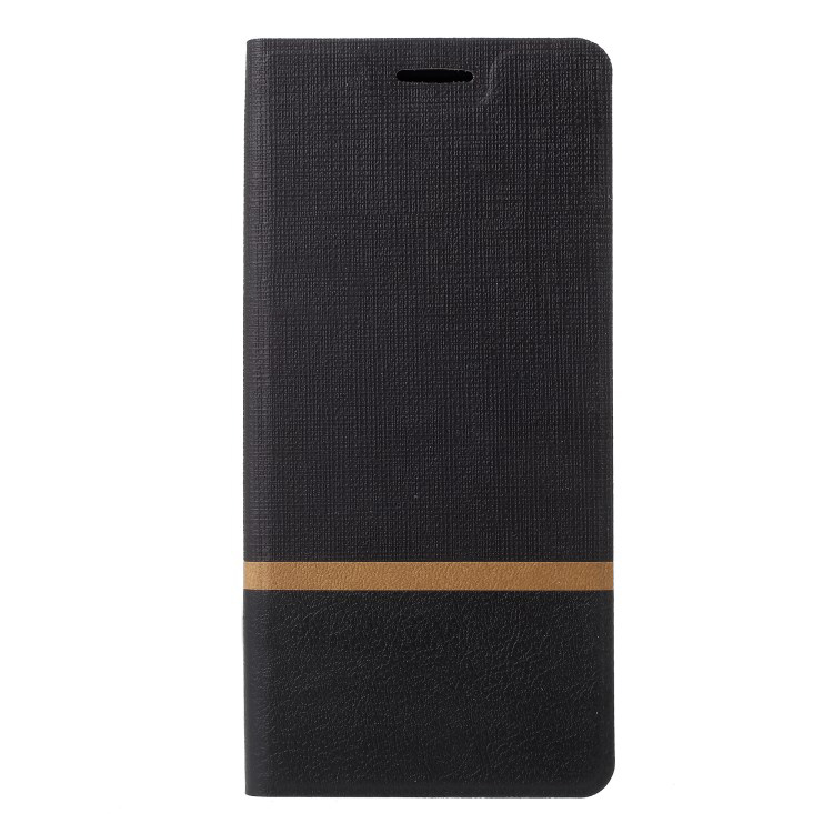 Case OnePlus 6 #เคสฝาพับหนัง PU ออกแบบสี Contrast ปกเสริมด้วยแผ่นเหล็กคุณภาพดี