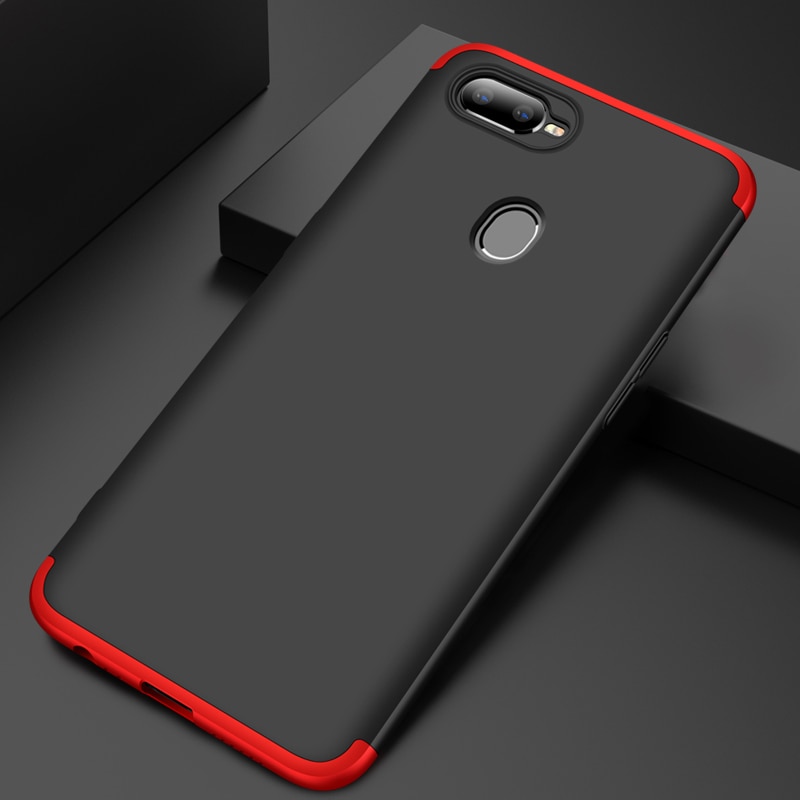 ้เคส OPPO A7 / A5s / AX5s #เคสฝาหลังพลาสติกแข็ง Detachable All-wrapped Matte แยกชิ้นได้ (สินค้าพร้อมส่ง)