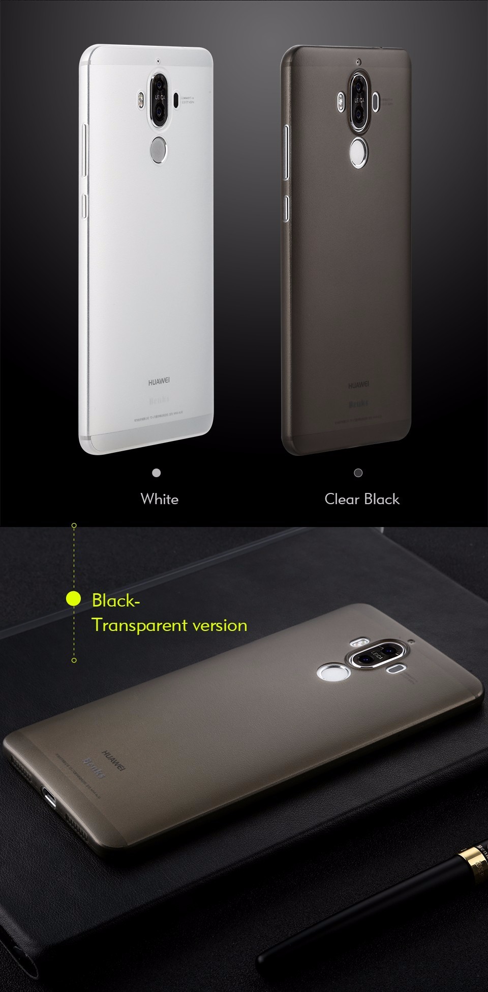 Case Huawei Mate 9 #เคสฝาหลัง BENKS Lollipop