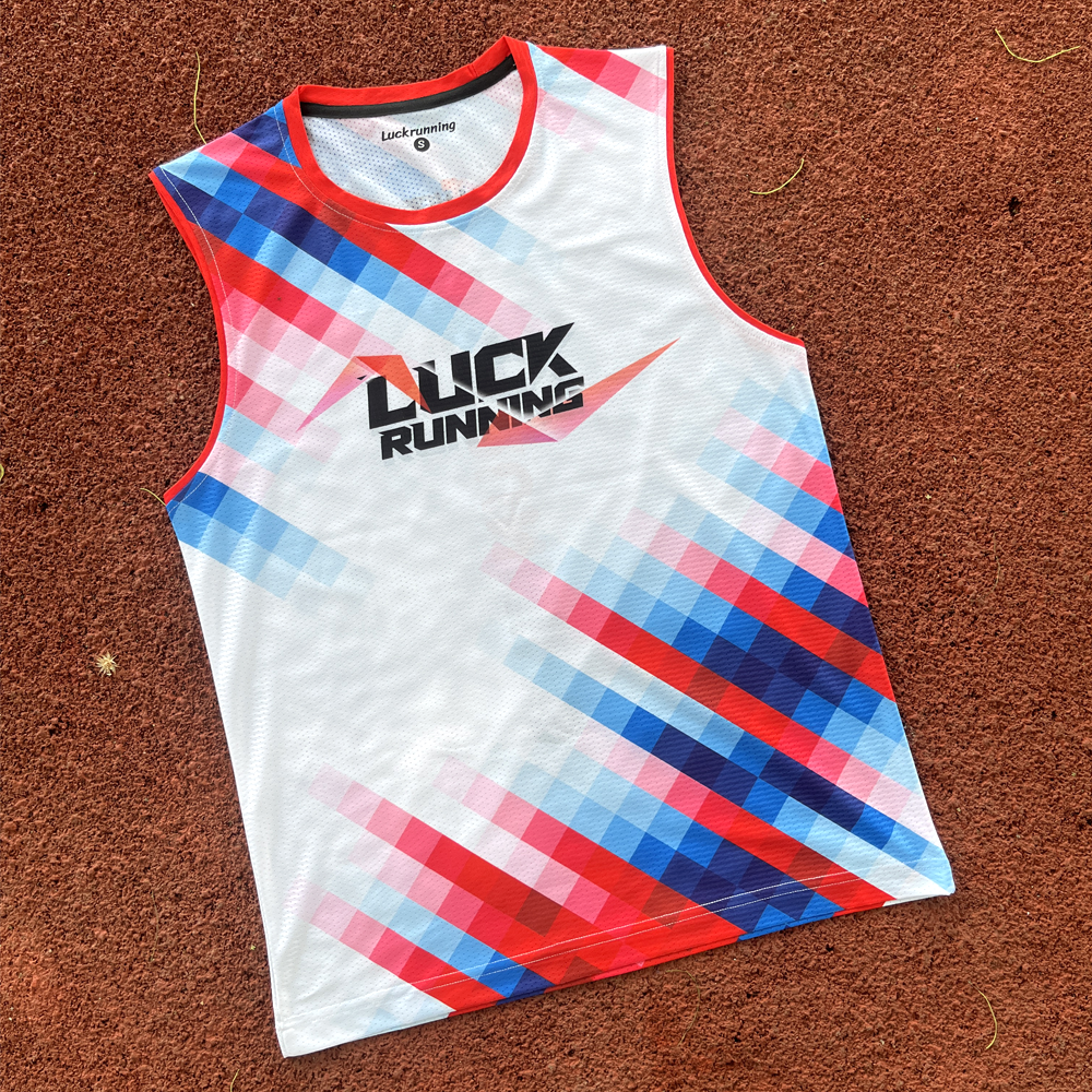 เสื้อวิ่งพิมพ์ลาย LRN Collection 02 เนื้อผ้า Micro Mesh สำหรับวิ่งมาราธอน (MM09)