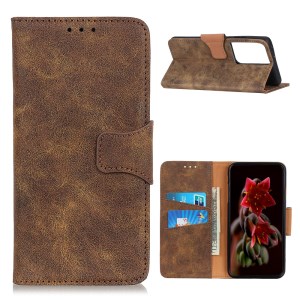 Case Samsung Galaxy S21 Ultra 5G#เคสแบบกระเป๋าสตางค์สไตล์วินเทจ Vintage Style Wallet Leather
