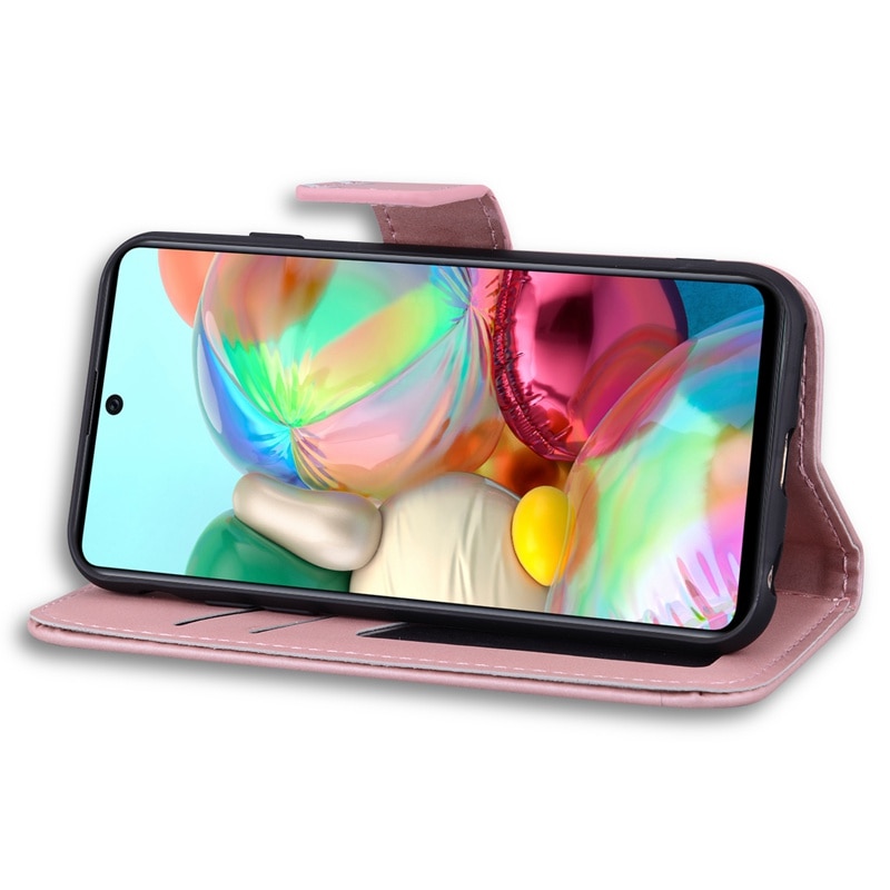 Case Samsung Galaxy A51 #เคสฝาพับหนัง PU ลายการ์ตูน Fashion Cartoon Animals Flip Case Texture Leather Wallet