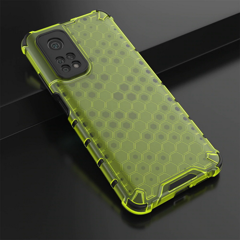 Case Xiaomi Mi 10T #เคสกันกระแทก Honeycomb Shock Absorber TPU + PC + Silicone Hybrid
