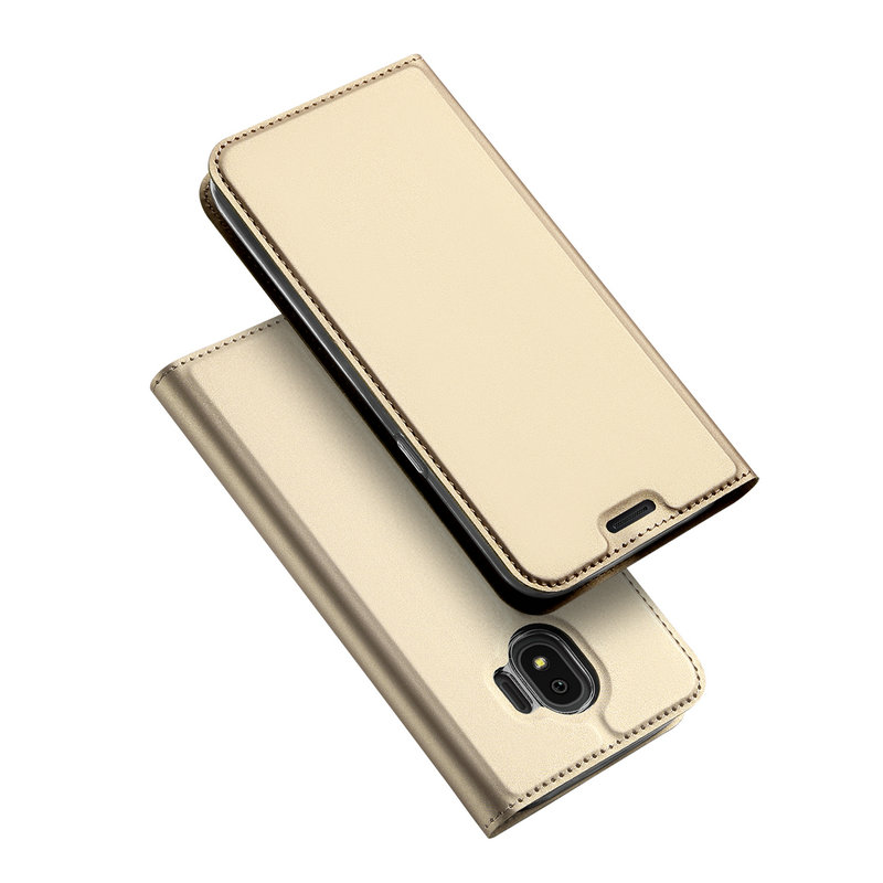 เคส Samsung Galaxy J4 (2018) #เคสฝาพับ DUX DUCIS Skin Pro Series คุณภาพดีราคาถูก