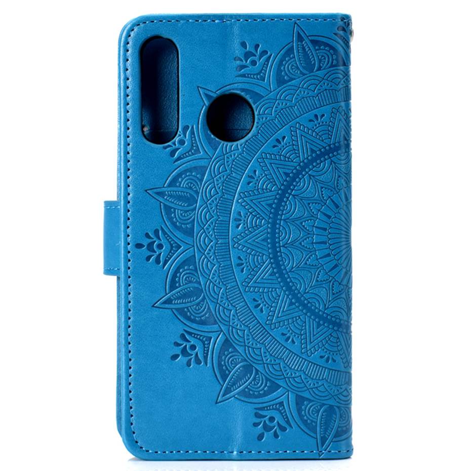 Case Huawei P30 Lite #เคสฝาพับหนัง PU ปั้มลาย Imprint Mandala Flower
