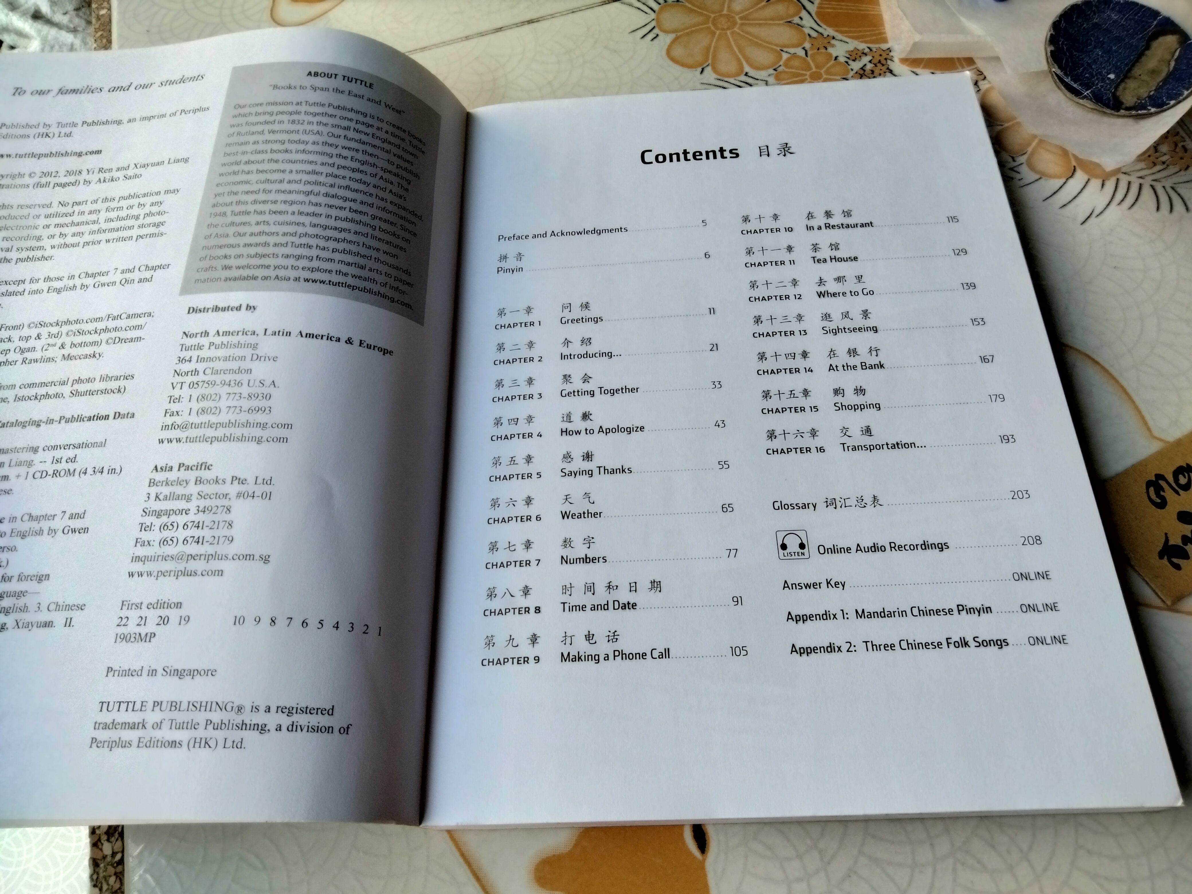 Tuttle : Mandarin chinese for beginner, second edition
