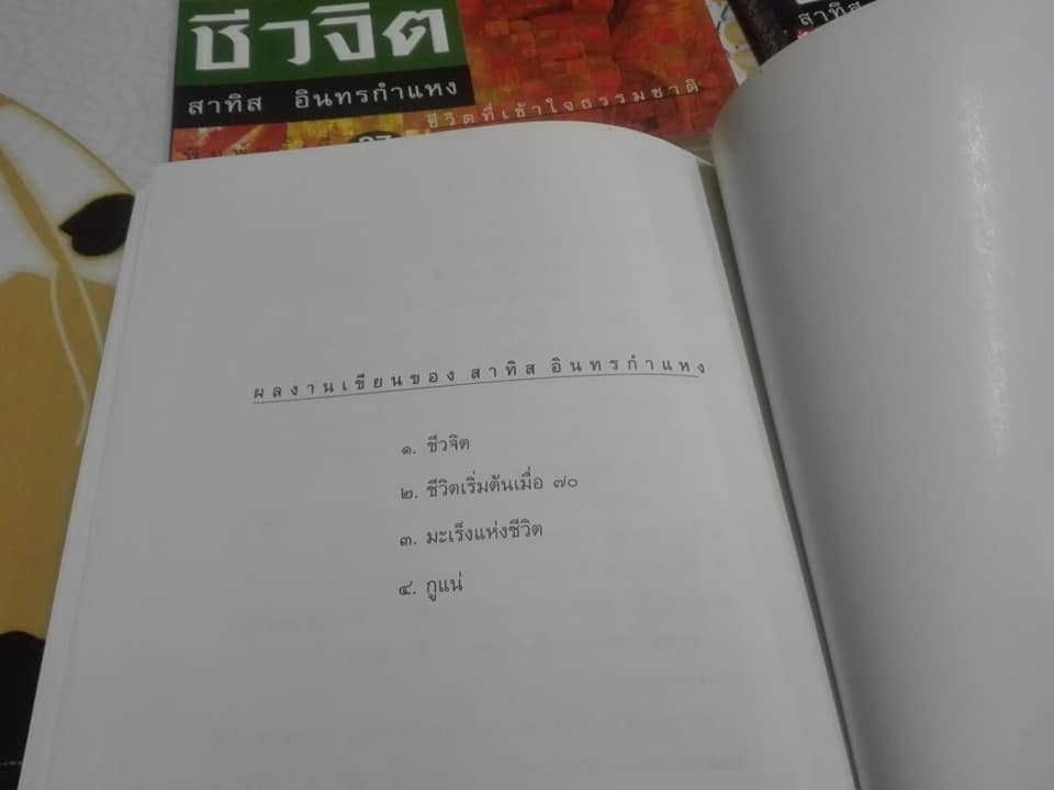 หนังสือชุดชีวจิต ของ อ.สาทิส อินทรกำแหง จำนวน 4 เล่ม **สินค้าหมด**