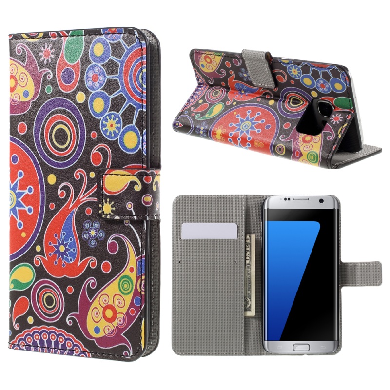 Case Samsung S7 edge สไตล์กระเป๋าสตางค์พับตั้งได้