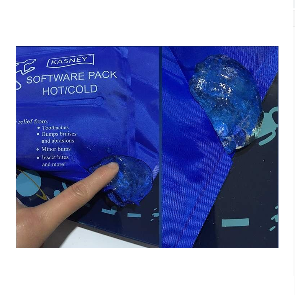 เจลประคบร้อนเย็น มีสายรัด ขนาด 17 X 45 cm (ZZ2)