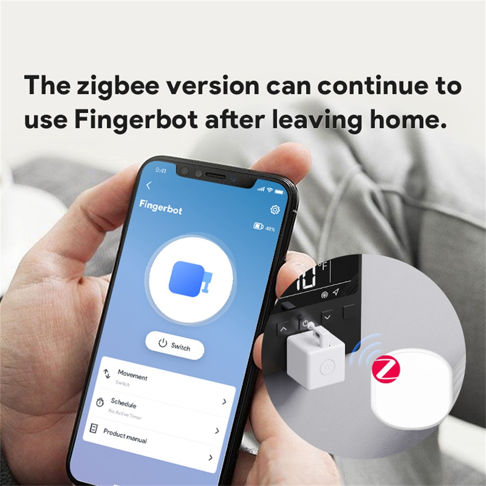 Zigbee Tuya Fingerbot Plus