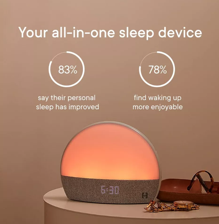 (Pre Order) Hatch® Restore 1 Smart Sleep Assistant with Sound Machine & Sunrise Alarm Clock เครื่องเสียงนอนหลับและนาฬิกาปลุก