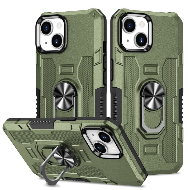 เคส iPhone 14#เคสฝาหลัง Hybrid TPU+PC มีแหวนสวมนิ้ว