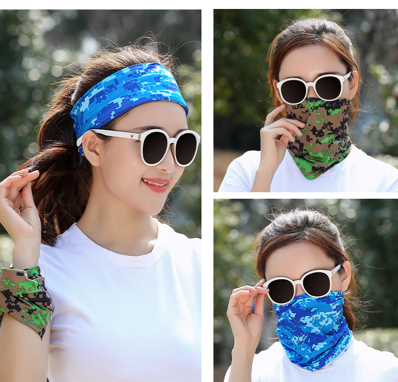 ผ้าบัฟ ผ้าบัฟกันแดด กันรังสี UV กันฝุ่น กันลม ปิดจมูก ผ้าโพกหัว สำหรับใส่วิ่ง ออกกำลังกาย (I11)