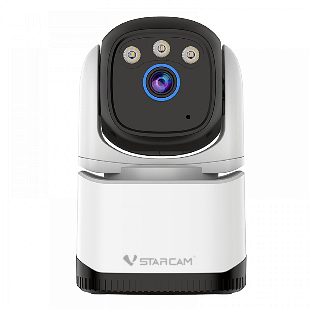 Vstarcam Vstarcam กล้องวงจรปิดภายในรุ่นCS995Q-SP ความคมชัด4ล้านพิกเซล รองรับWIFI2.4/5G ขาว