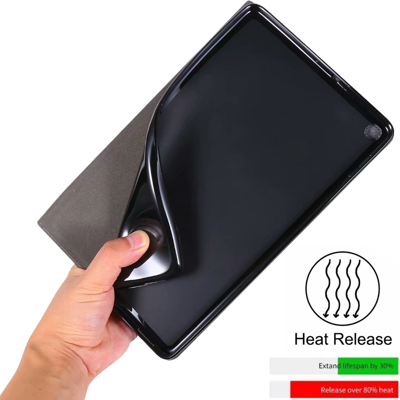 Case Samsung Galaxy Tab A 8.0 (2019) SM-T290 T295 T297 #เคสฝาพับหนัง PU ผิวผ้าพับตั้งได้ Cloth Leather Wallet