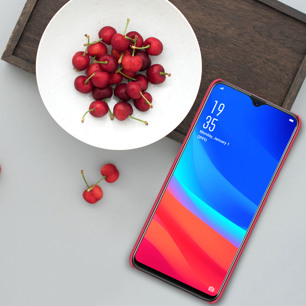 เคส OPPO F9 #เคสฝาหลังแข็ง NILLKIN แท้รุ่น Super Frosted Shield Hard Cover คุณภาพดีราคาเบาๆสบายกระเป๋า