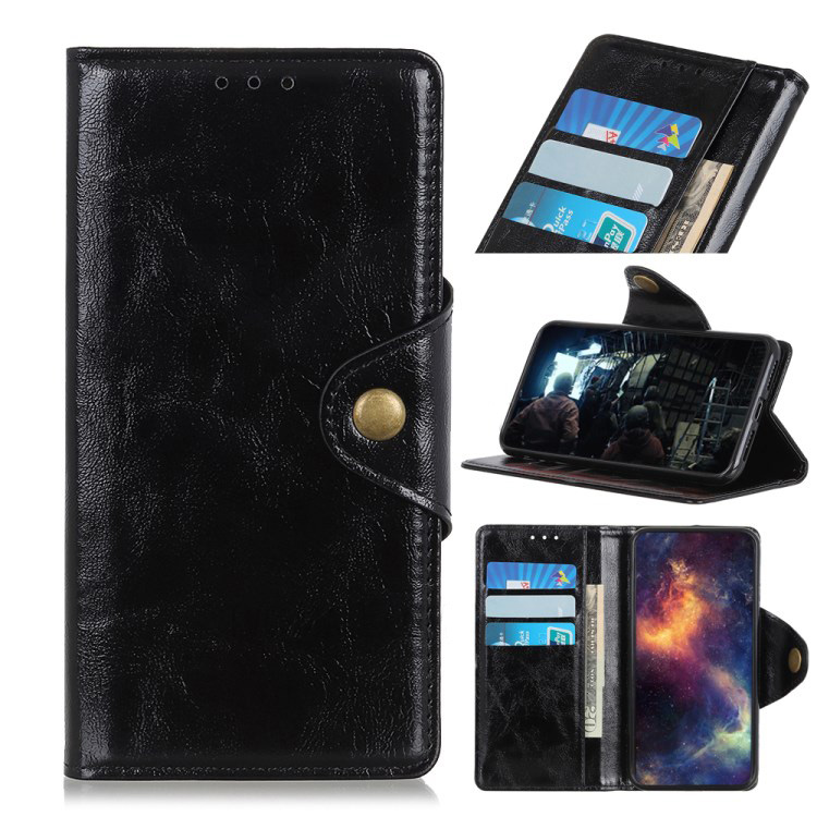 เคส Samsung Galaxy A70 #เคสฝาพับแบบกระเป๋าสตางค์หนัง PU Textured PU Leather Wallet