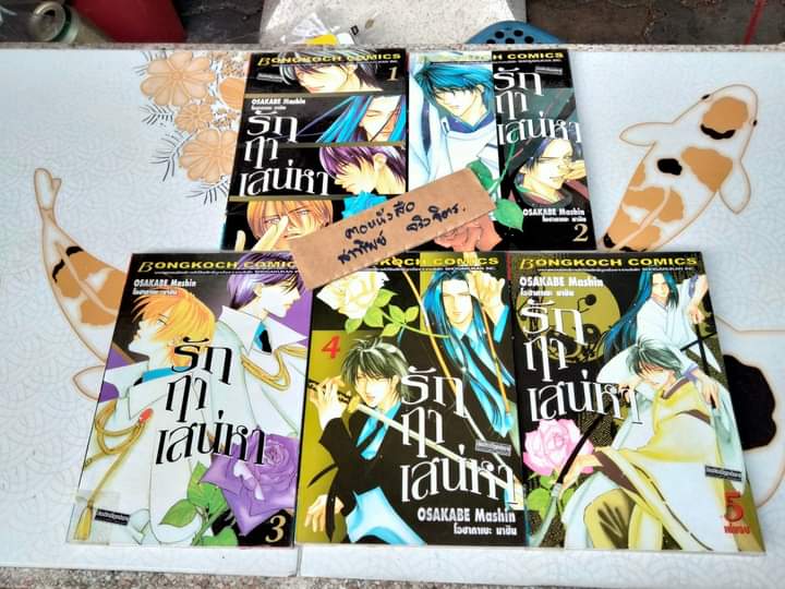 รักฤาเสน่หา (5 เล่มจบ-เช่า สภาพดี) ผลงานขุ โอซาคาเบะ มาชิน , ผู้วาด กรงรัก