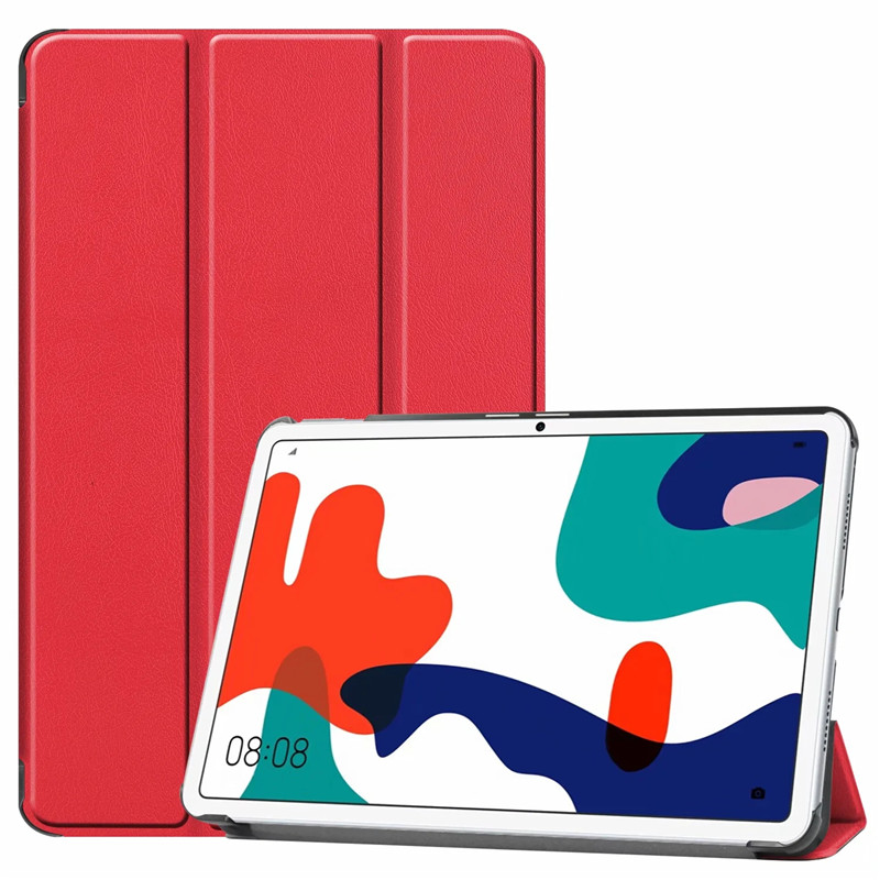 เคส Huawei MatePad 10.4 นิ้ว(2020) #เคสฝาพับหนัง PU แบบ 3 พับ Tri-fold Stand Leather Smart Tablet
