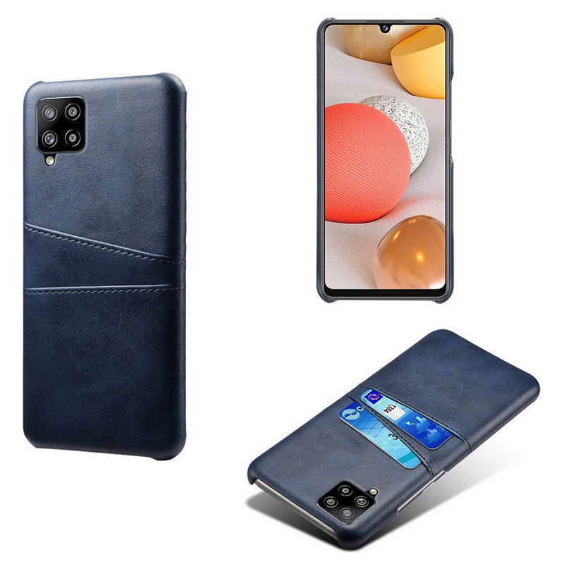 Case Samsung Galaxy A42 5G #เคสแบบฝาหลังหุ้มหนัง Double Card Slots PU Leather Coated