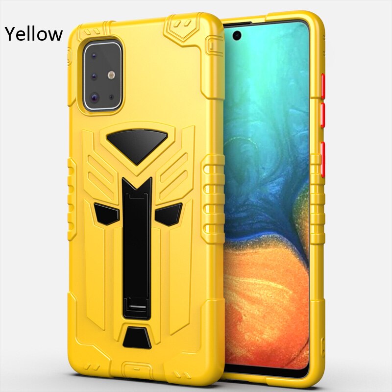 เคส Samsung Galaxy A51 #เคสฝาหลัง PC + TPU แบบไฮบริดมีขาตั้งในตัว