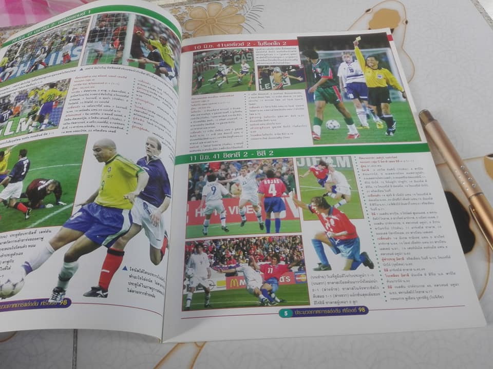 ประมวลภาพ สรุปผลฟุตบอลโลก '98 **สินค้าหมด**