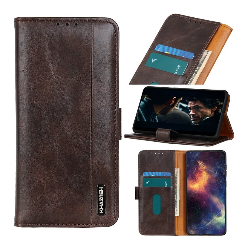เคส Samsung Galaxy S21+ #เคสแบบฝาพับวัสดุหนัง PU ผิวเรียบมีสไตล์ Leather Material Simple Stylish Phone Cover