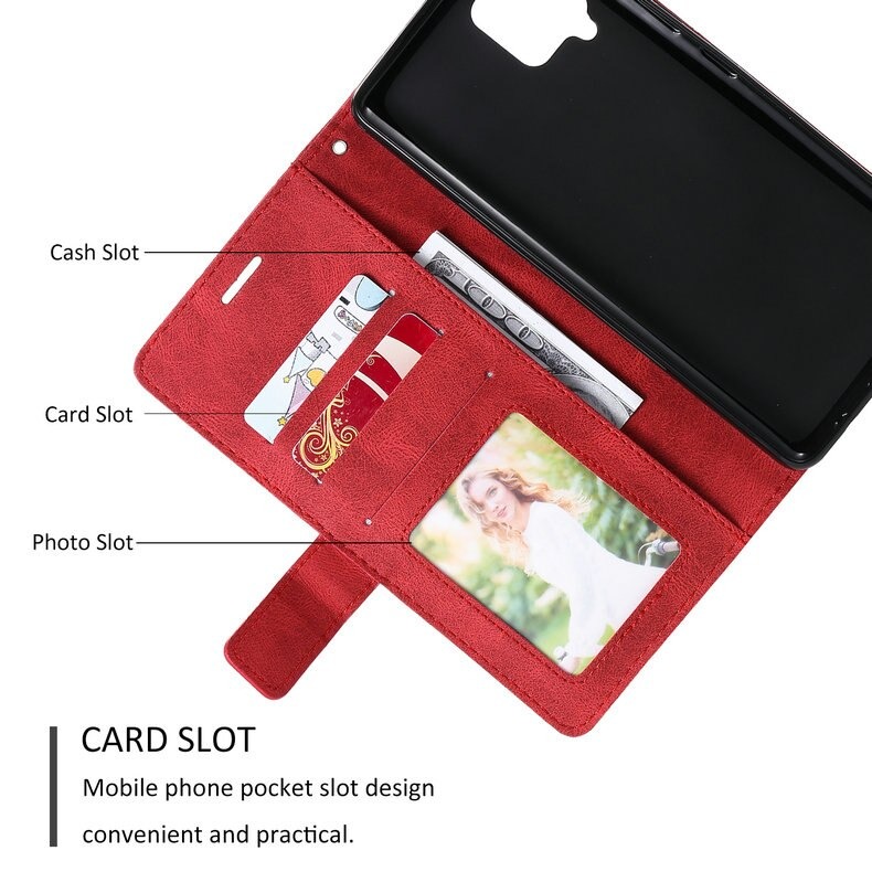 Case Samsung Galaxy A42 5G #เคสฝาพับหนัง PU มีช่องเสียบบัตรอื่นๆในตัว Geometric Pattern Leather Card Holder Protective