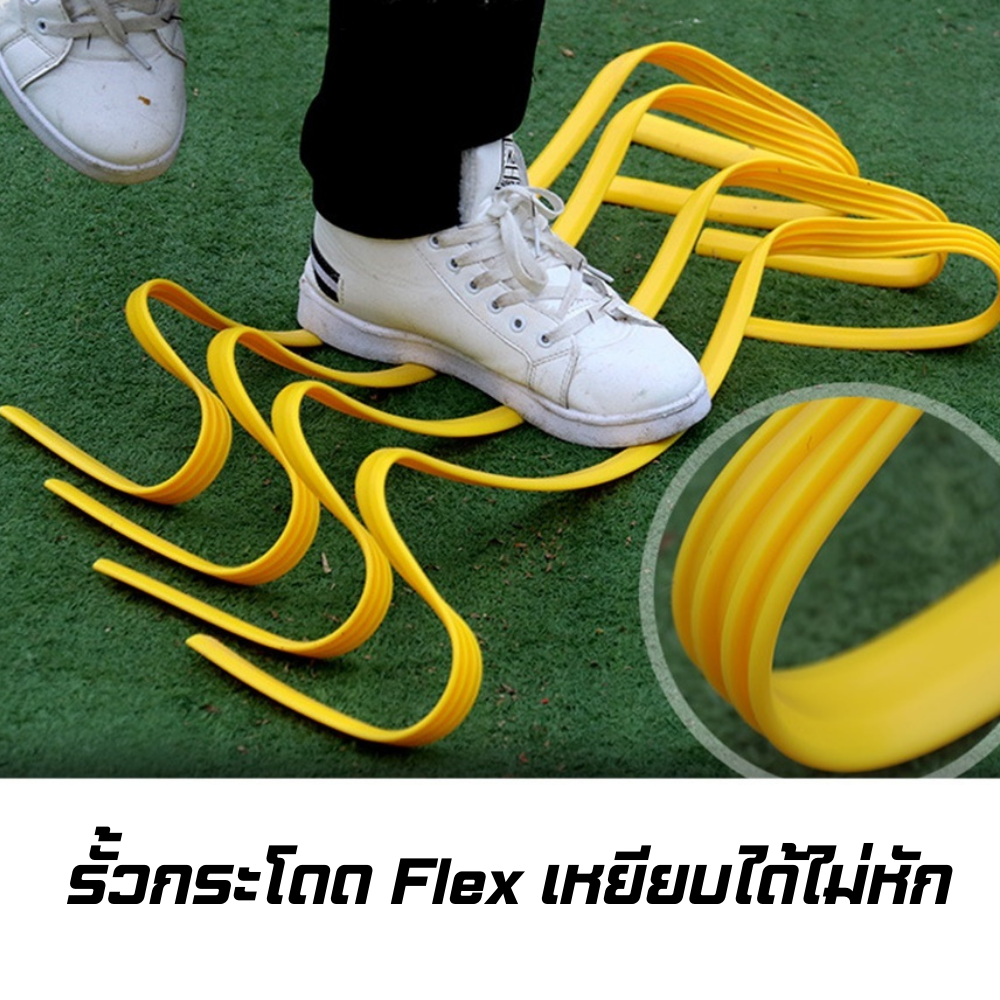 ชุดแท่นกระโดดข้าม Flex เหยียบได้ไม่หัก รั้วกระโดดข้าม 5 ชิ้น ขนาดสูง 23 cm อุปกรณ์ฝึกซ้อมนักวิ่ง ฟุตบอลเพิ่มความคล่องตัว ความเร็ว (TT1)