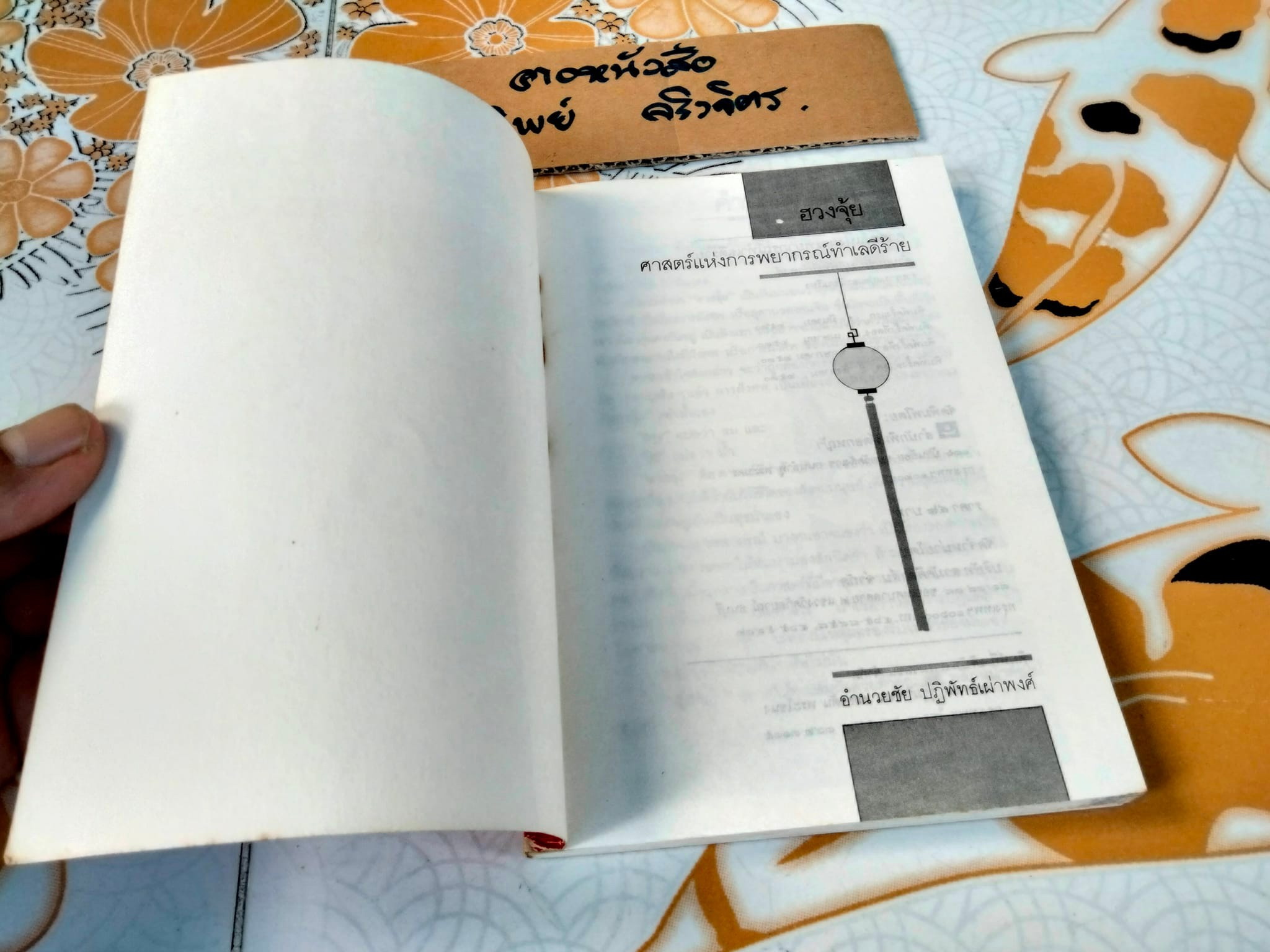 ฮวงจุ้ย ศาสตร์แห่งการพยากรณ์ทำเลดีร้าย - Sarah Rossback เขียน , อำนวยชัย ปฏิพัทธ์เผ่าพงศ์ แปล **สินค้าหมด**