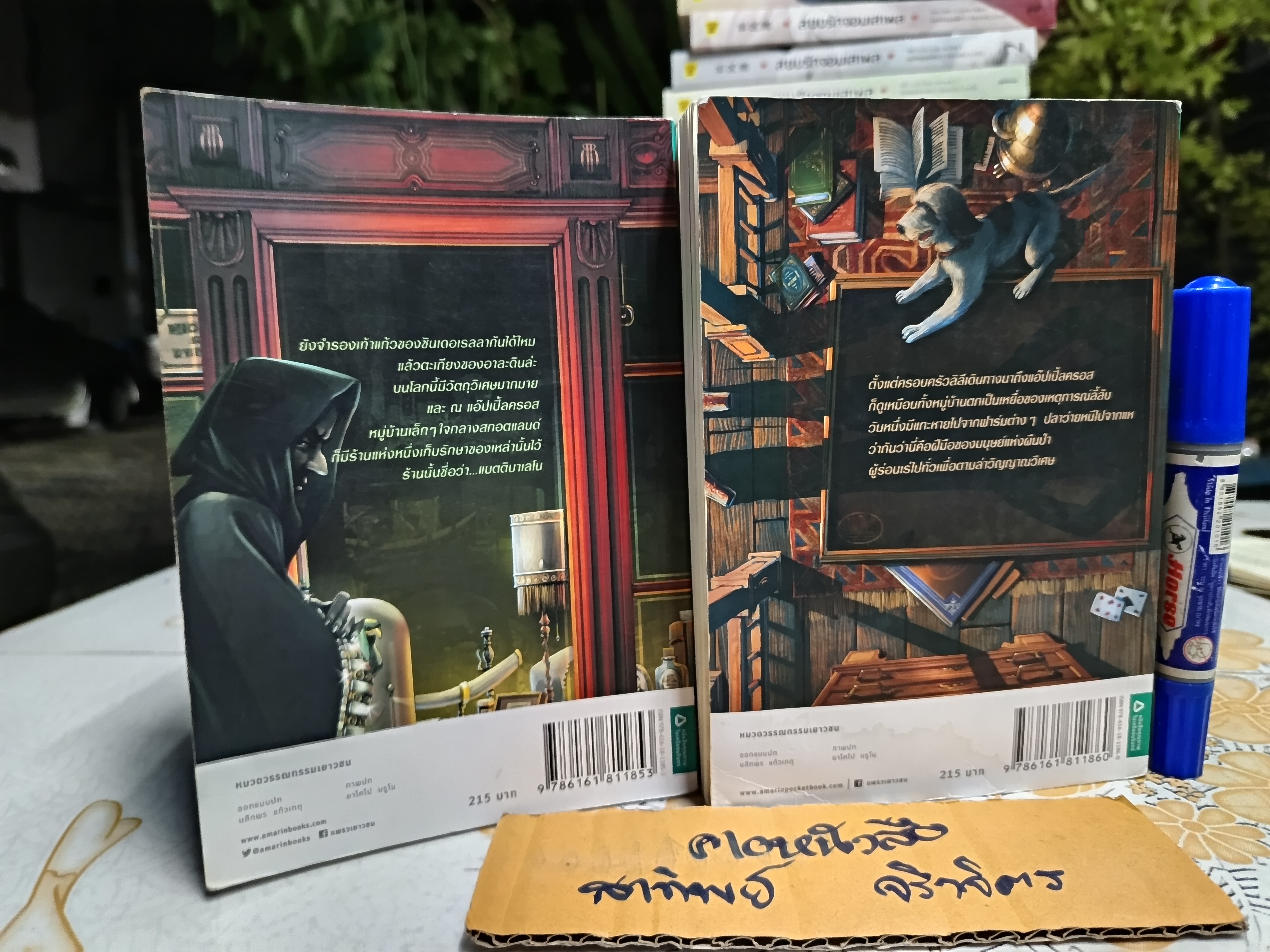 ร้านเวทมนตร์แบตติบาเลโน ปิแอร์โดมินิโก บัคคาลาริโอ เขียน (ขายรวม 2 เล่ม) กระเป๋าเดินทางแห่งดวงดาว /เข็มทิศแห่งความฝัน