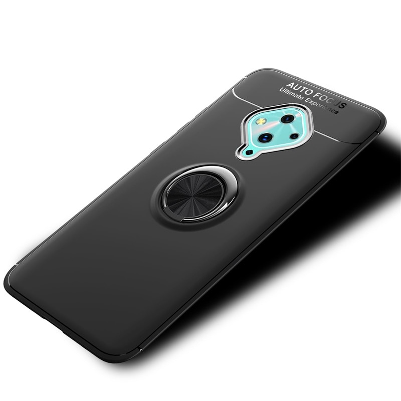 Case Vivo S1 Pro #เคสฝาหลัง TPU Finger Ring Kickstand (แผ่นโลหะแบบ Built-in)