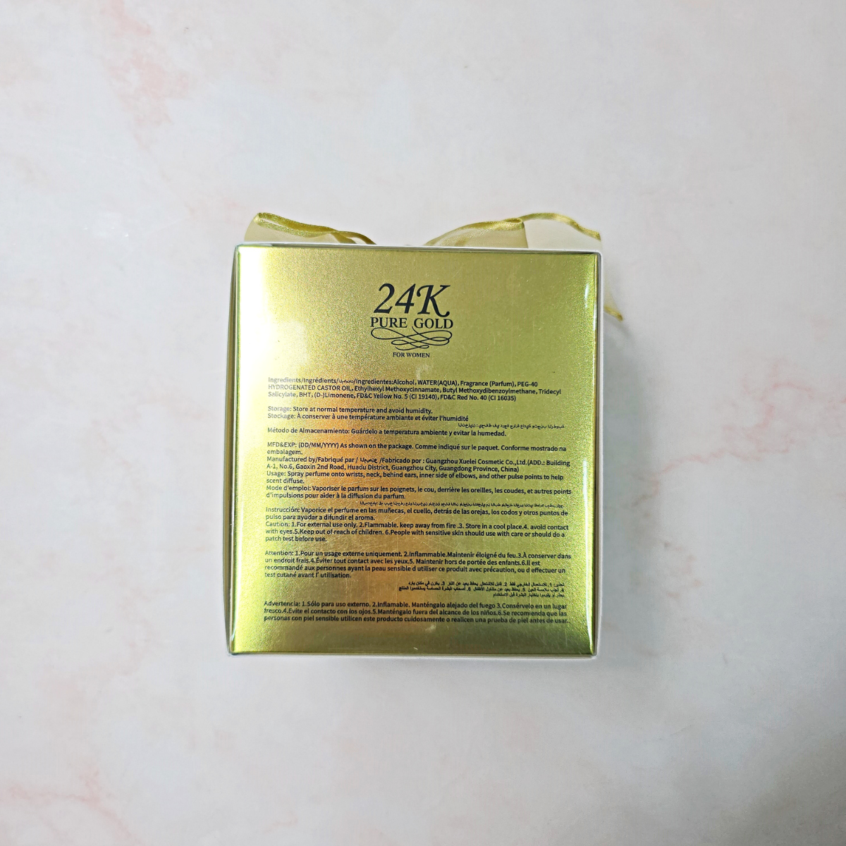 24K Pure Gold Perfume for Women Lonkoom 100 ml เพียวโกลด์ น้ำหอมผู้หญิง