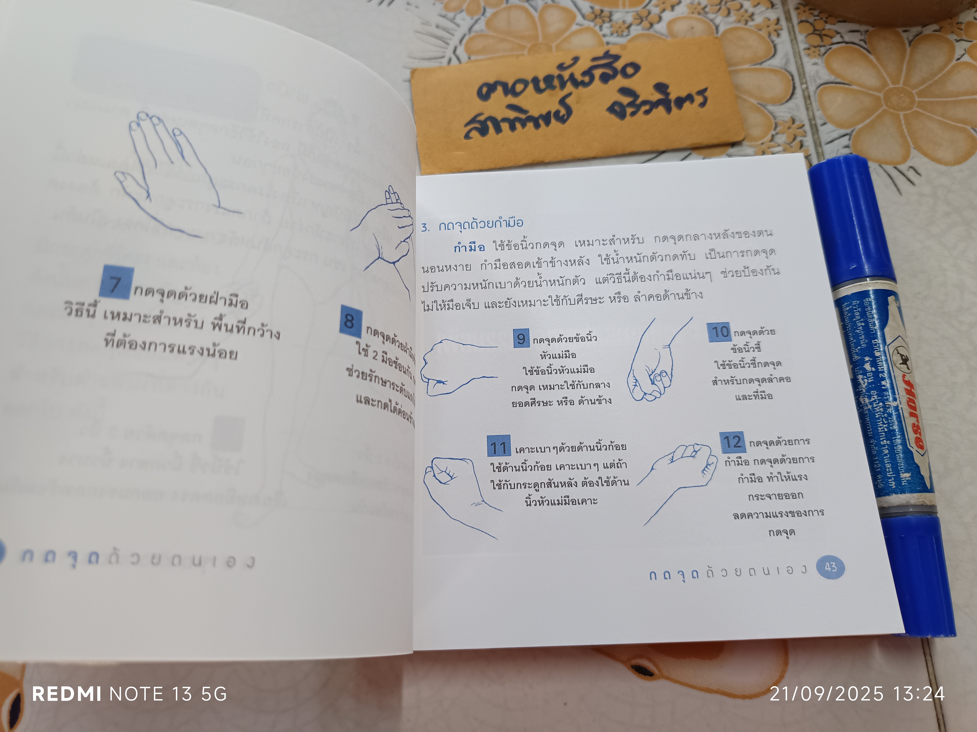 กดจุดด้วยตนเอง พนิดา กุลประสูติดิลก แปลและเรียบเรียง สนพ.สุขภาพใจ
