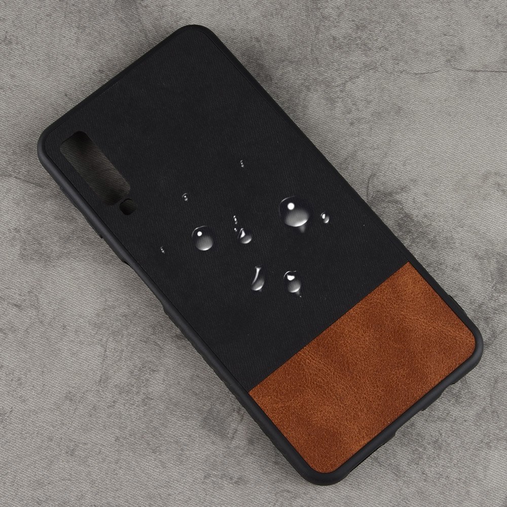Case Samsung Galaxy A7 (2018) #เคสฝาหลัง TPU Bi-color Splicing Coated PC + TPU Hybrid