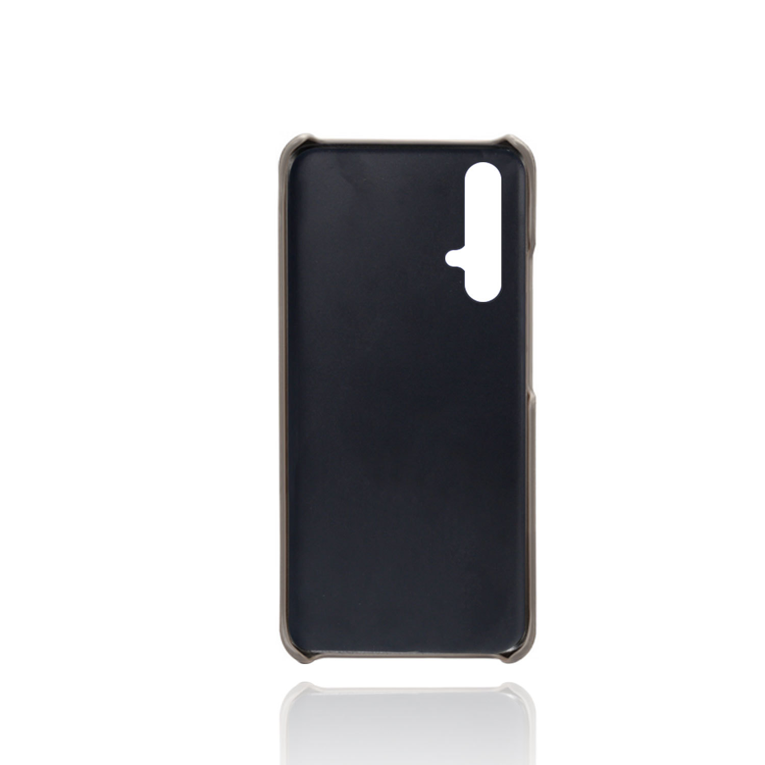 Case Huawei Nova 5T #เคสแบบฝาหลังหุ้มหนัง Double Card Slots PU Leather Coated