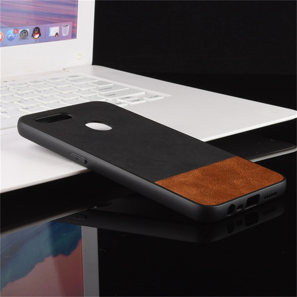 Case OPPO A5S #เคสฝาหลัง TPU Bi-color Splicing Coated PC + TPU Hybrid