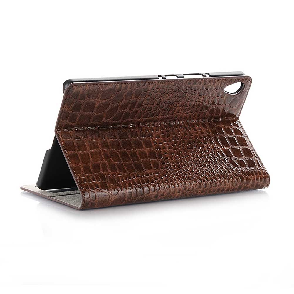 เคส Huawei MediaPad M6 8.4 #เคสฝาพับแบบกระเป๋าสตางค์ลายผิวหนังจระเข้ Crocodile Texture
